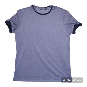 Michael Kors, Size Small, Navy and White Stripped Tshirt